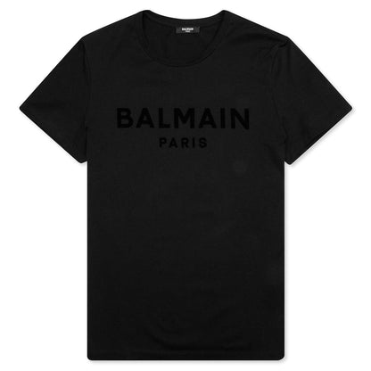 Flock T-Shirt - Black/Black