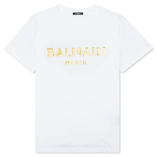 Gold Foil T-Shirt - White