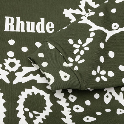 Bandana Hoodie - Olive