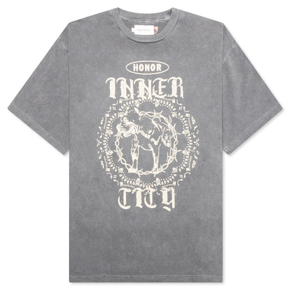 Barbed Wire Pitbull S/S Tee - Dark Grey