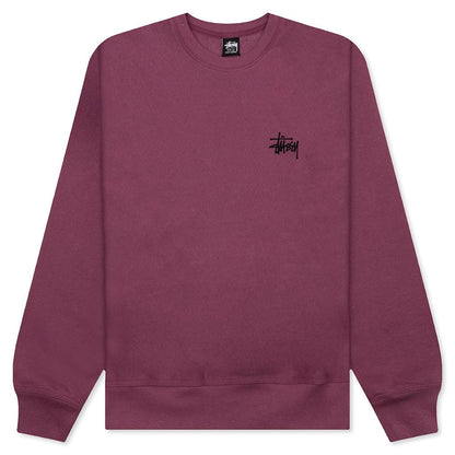 Basic Stussy Crew - Berry