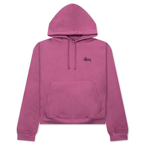 Basic Stussy Hoodie - Berry