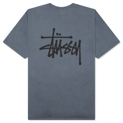 Basic Stussy Pig. Dyed Tee - Indigo