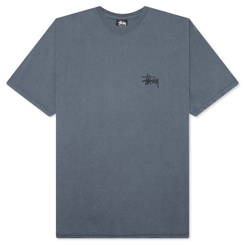 Basic Stussy Pig. Dyed Tee - Indigo