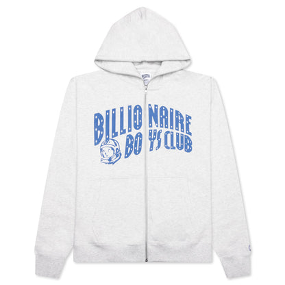 BB Arch Full Zip Hoodie - Heather Grey