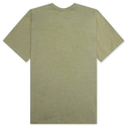 BB Linework S/S Knit - Oil Green