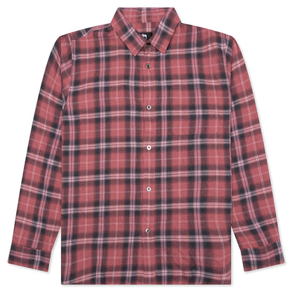 Beach Plaid Shirt - Red