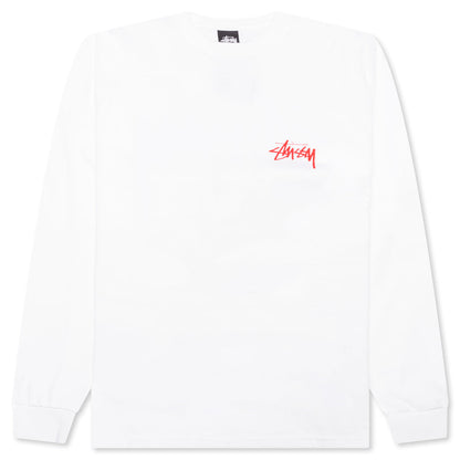 Beat Crazy L/S Tee - White