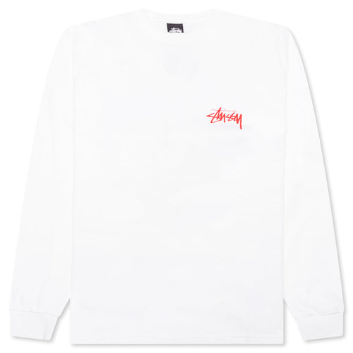 Beat Crazy L/S Tee - White