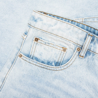 Berry Wide Denim Short - Vintage Light Blue