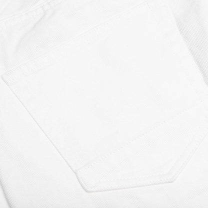 Berry Wide Denim Short - Washed White
