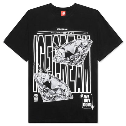 Big Rocks Ss Tee - Black