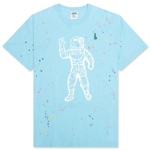 BB Astro Splattered S/S Knit - Sky Blue