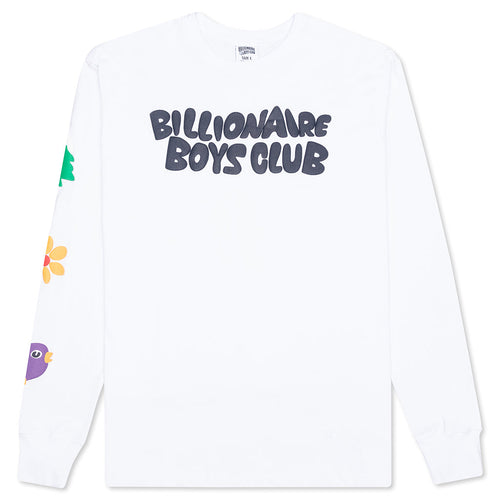 BB Clear Sky L/S Tee - White
