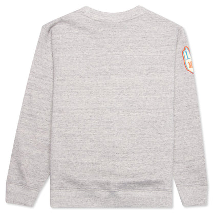 BB Kids Varsity Arch Crew - Heather Grey