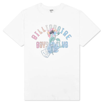 BB Space Flower S/S Tee - White