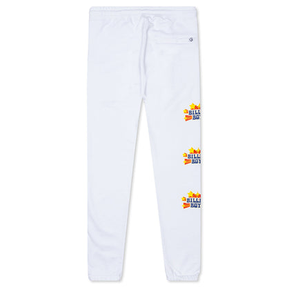 BB Space Race Sweat Pant - White