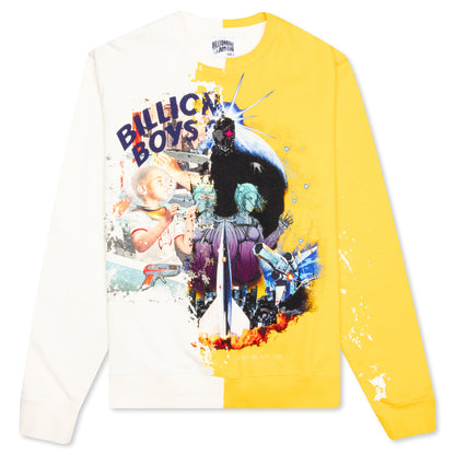 BB Split Crew - Whisper White