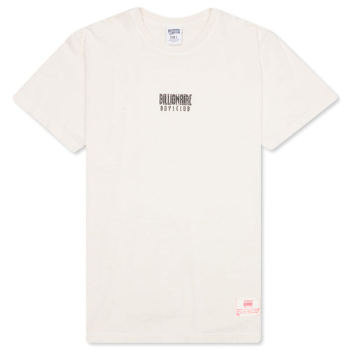 BB Straight Font S/S Knit - Whisper White
