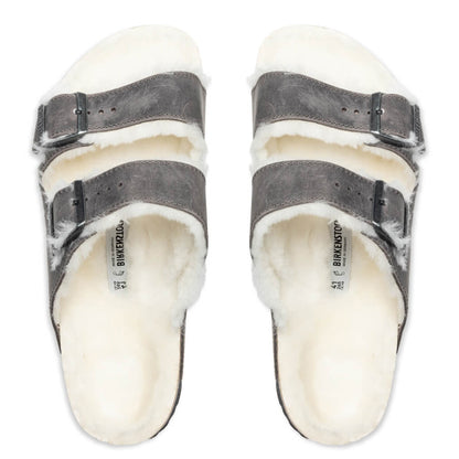 Wide Arizona Shearling - Iron Oil
