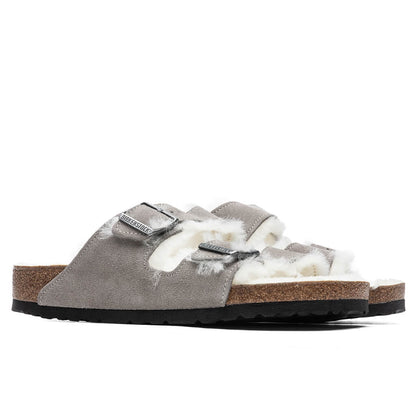 Wide Arizona Shearling - Stone Coin