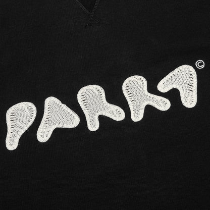 Blob Logo Crew Neck Sweatshirt - Washed Black
