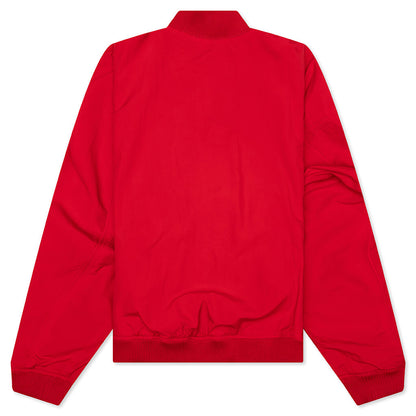 Bomber Track Jacket - Red