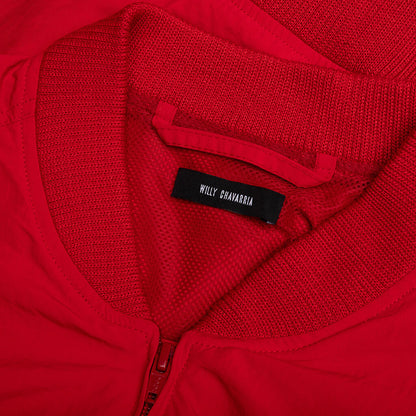 Bomber Track Jacket - Red