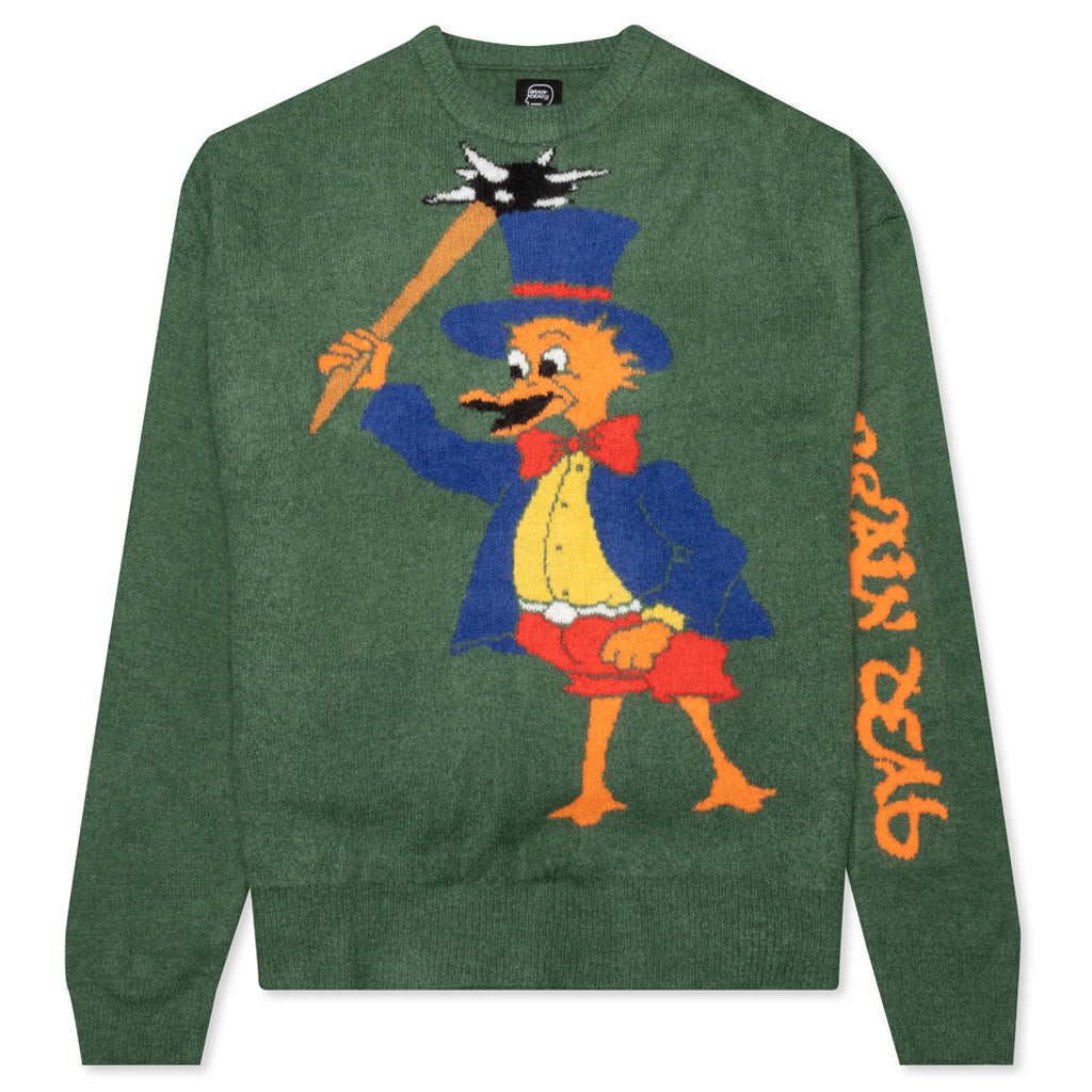 Novelty Knit Sweater - Green