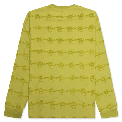 Running Head Textured Stripe L/S Shirt - Gold