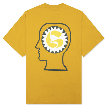 Brain Dead x Gotcha Classic S/S T-Shirt - Yellow
