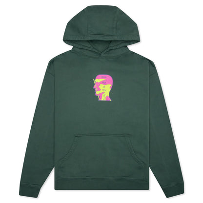 Brain Dead x Gotcha Sci-Fi Surf L/S Hooded Sweatshirt - Green