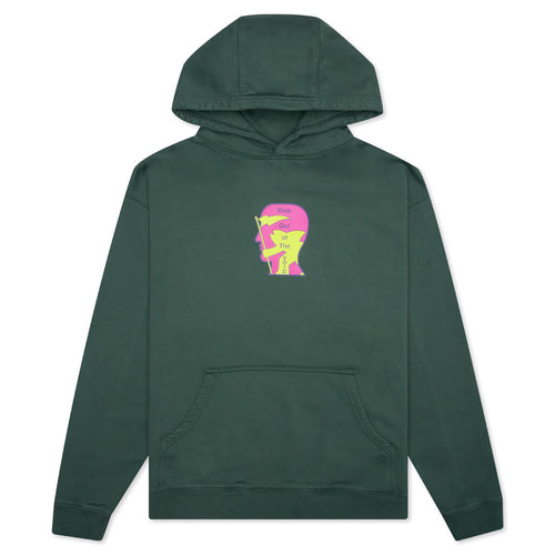 Brain Dead x Gotcha Sci-Fi Surf L/S Hooded Sweatshirt - Green