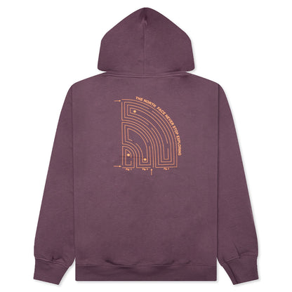Brand Proud Hoodie - Midnight Mauve