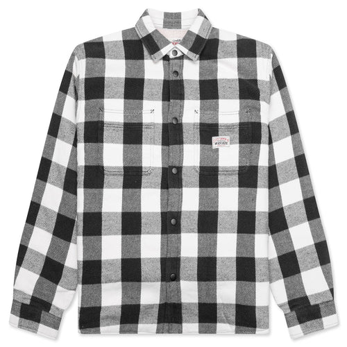 Buffalo Plaid Shirt - Bone