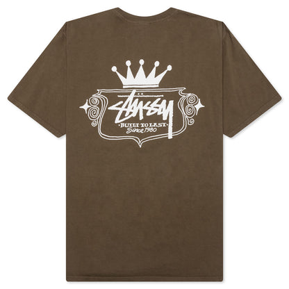 Built To Last Pig. Dyed Tee - Brown