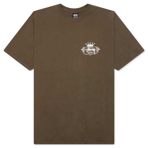 Built To Last Pig. Dyed Tee - Brown
