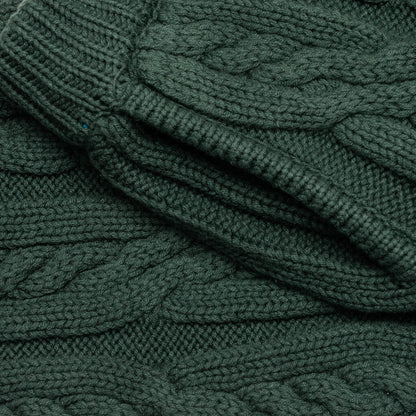 Cable Knit Pant - Green