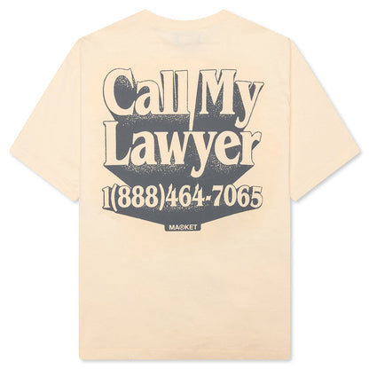 Call My Lawyer 3D T-Shirt - Butter Cream