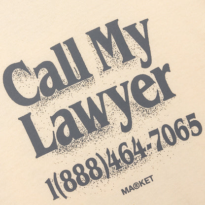 Call My Lawyer 3D T-Shirt - Butter Cream