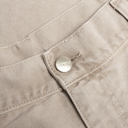 Double Knee Pant Faded - Dusty Brown