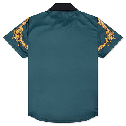 Carlo Soccer Jersey - Dark Green