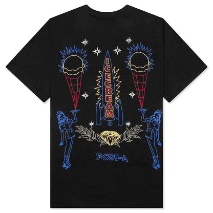 Chains S/S Oversized Tee - Black