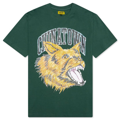Chinatown Beware Sketch Tee - Spruce