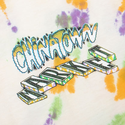 Chinatown Block Tie-Dye Tee - Spiral Tie-Dye