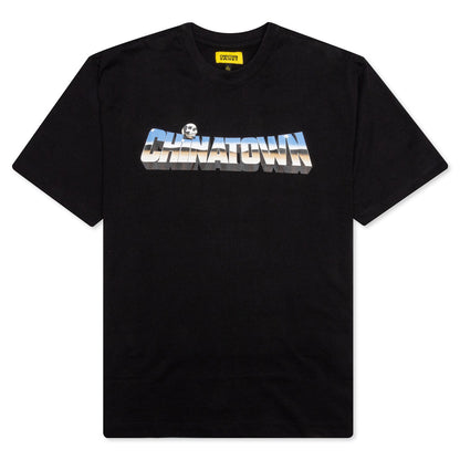 Chinatown Chrome Skull Tee - Black
