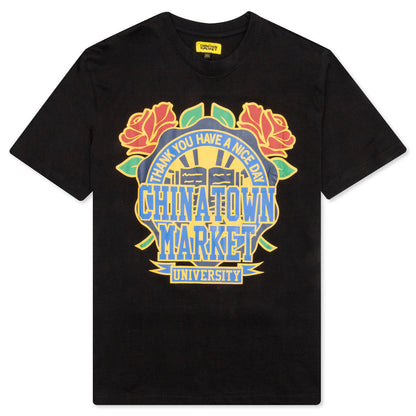 Chinatown Rose Garden S/S Tee - Black
