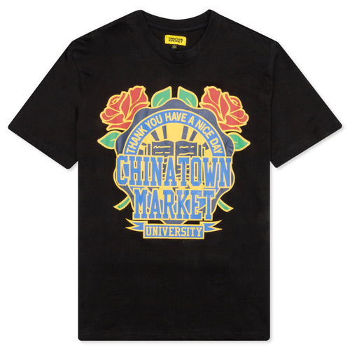 Chinatown Rose Garden S/S Tee - Black