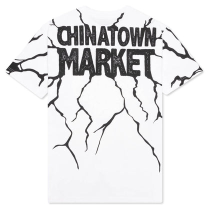 Chinatown Smiley Dry Wall Breaker Tee - White