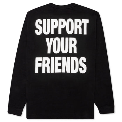 Chinatown Smiley Friends Crewneck - Black